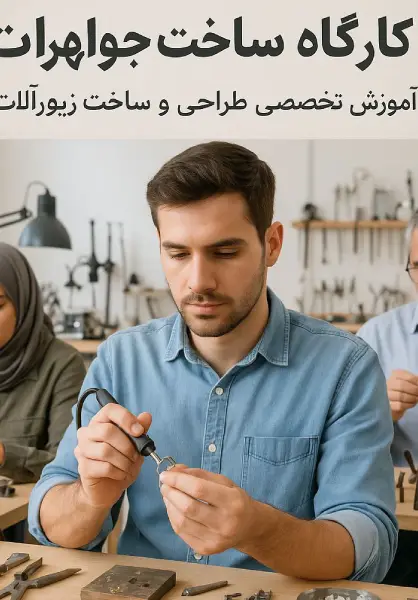 بنر تیم ساخت جواهرات نقش گلشن